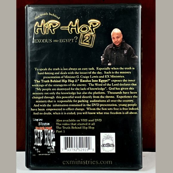 Hip Hop 2 EXODUS INTO EGYPT "THE TRUTH BEHIND HIP-HOP" Pre-Owned VG - Picture 2 of 5